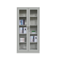 Free Shipping 2 Swing Steel Cupboard with Glass Door